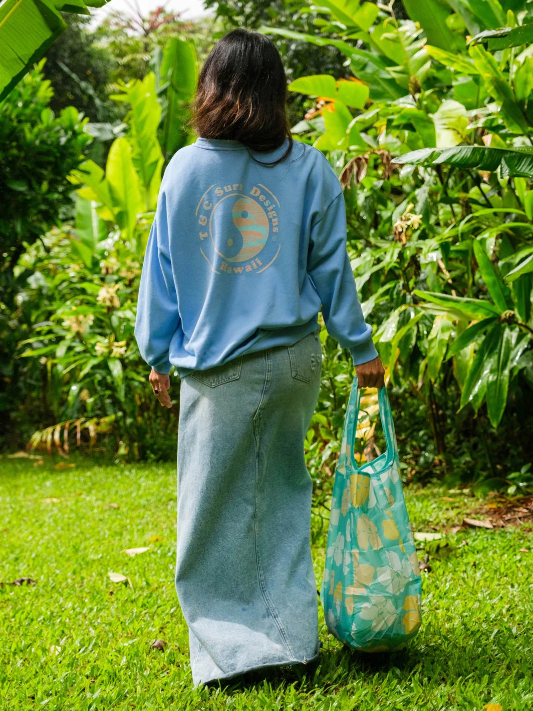 Puakenikeni All Day Large Reusable Tote Bag - Image 4
