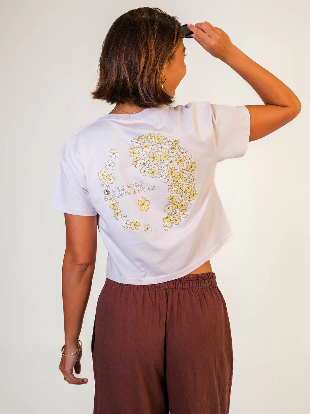 Puakenikeni Logo Crop Tee - Image 3