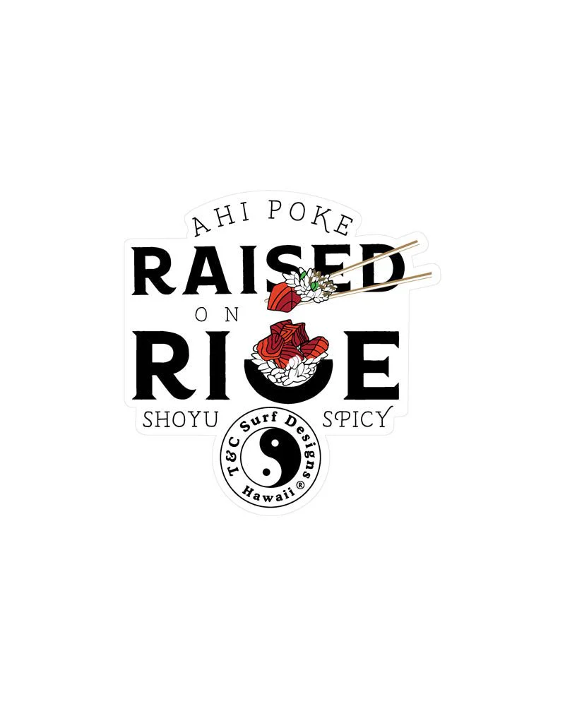 Raised on Poke Sticker