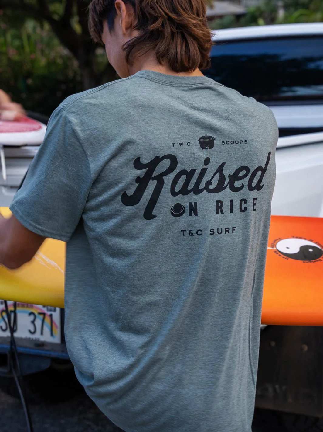 Raised On Rice Jersey Tee - Image 6