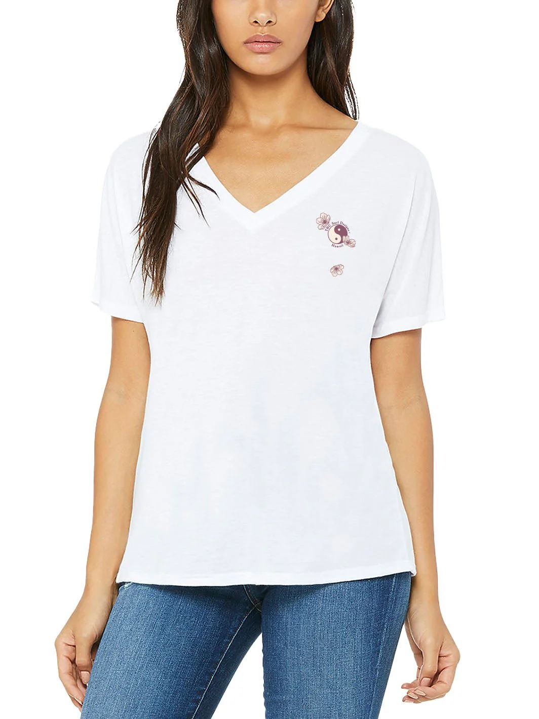 Sakura Branch Slouchy Vtee - Image 5