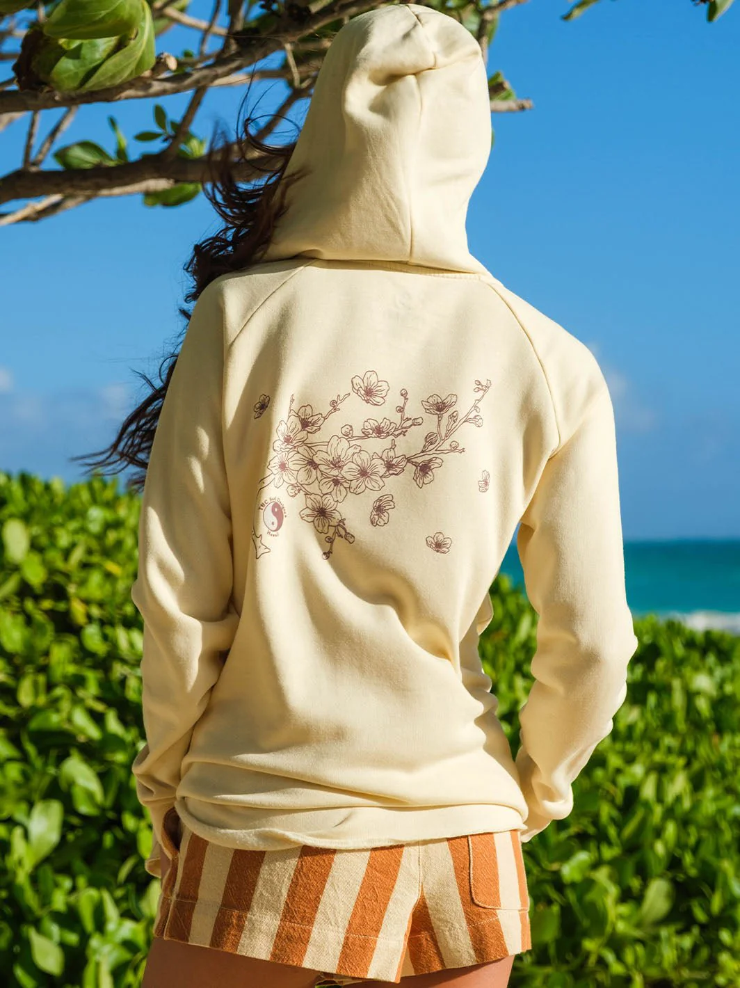 Sakura Branch Zip Hoodie - Image 5