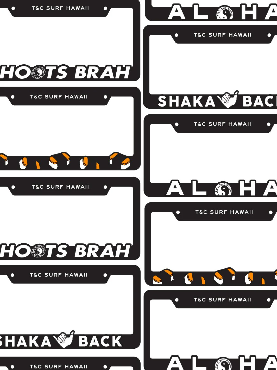 Shaka Back License Plate - Image 3