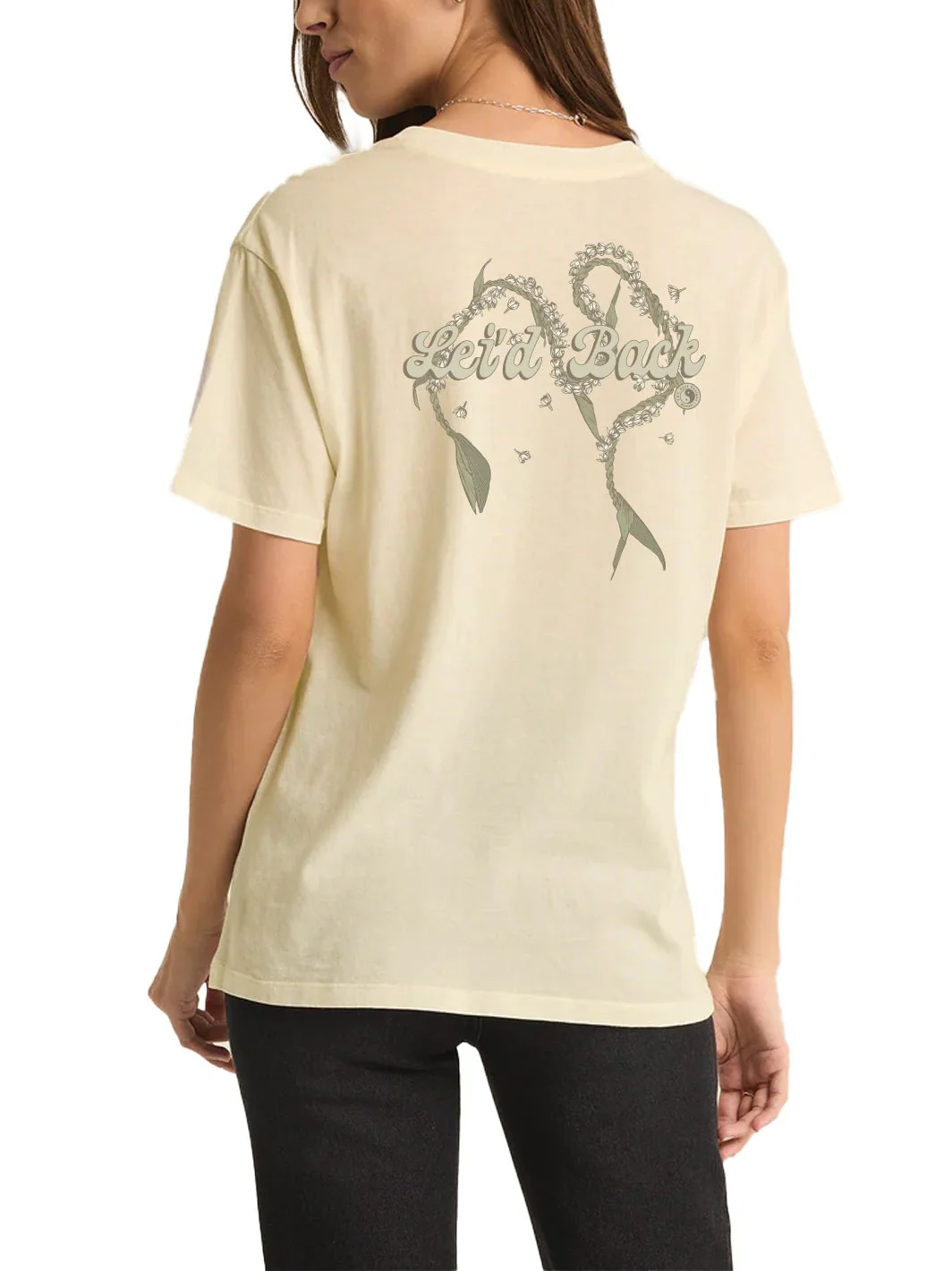 Ti Pikake Lei Boyfriend Tee - Image 5