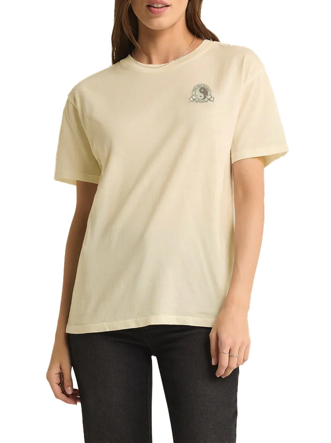 Ti Pikake Lei Boyfriend Tee - Image 6