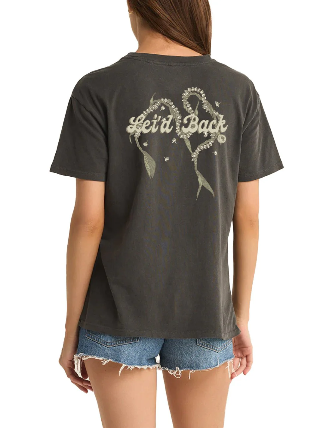 Ti Pikake Lei Boyfriend Tee - Image 7