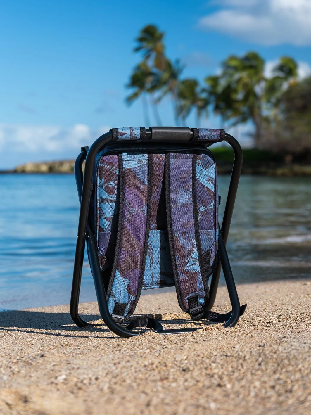 Ulua Sea Camo Backpack Cooler Chair - Image 4