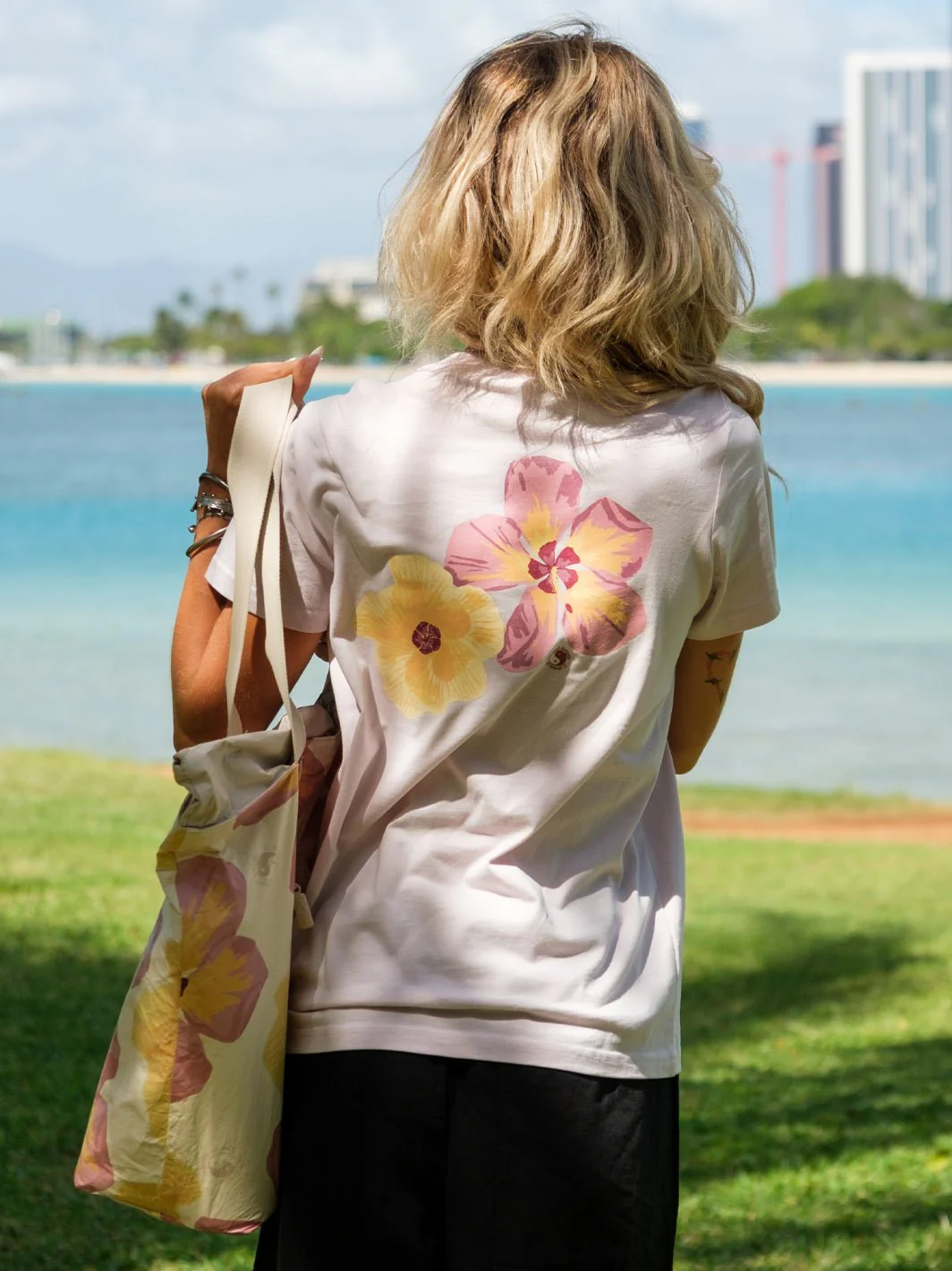 Watercolor Hau Classic Tee